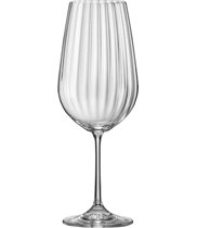 Ribbed deals wine glass